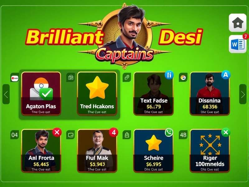 Brilliant Desi Captains social features